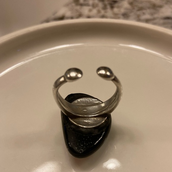 Dichroic Glass Ring - Free-form - Picture 7 of 11